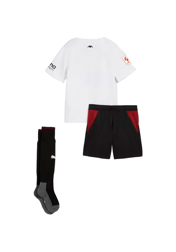 Conjunto Valencia Cf Primera Equipación 2026-2027 Niño White