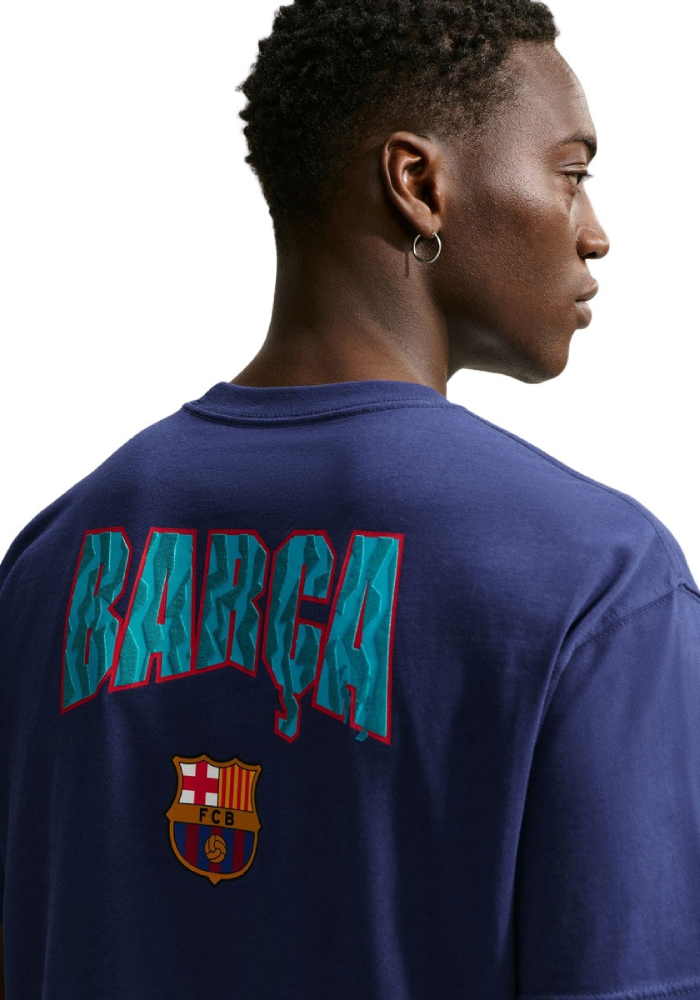 FC Barcelona Fanswear T-Shirt 2026-2027 Blackened Blue