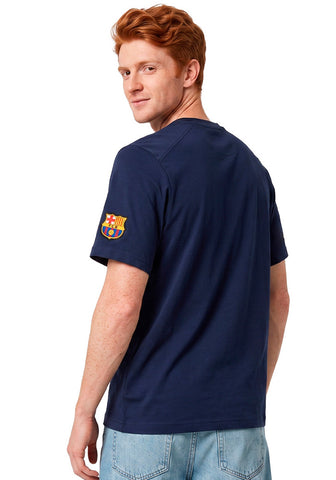 FC Barcelona Fanswear T-Shirt 2026-2027 Blackened Blue