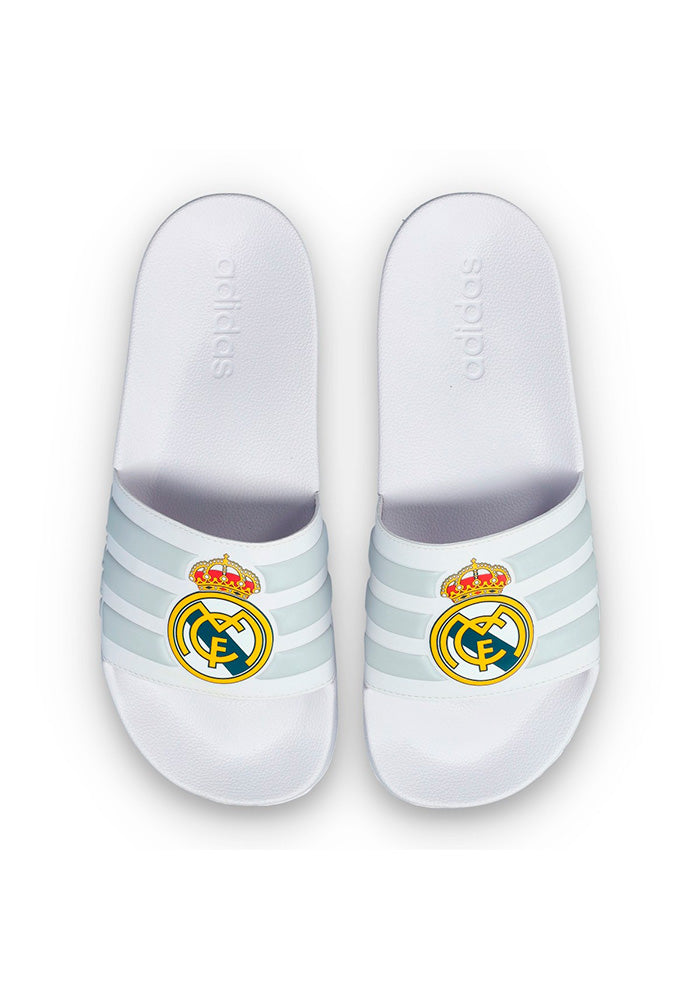 Real Madrid Fanswear Flip-Flops 2026-2027 White-Solid Grey