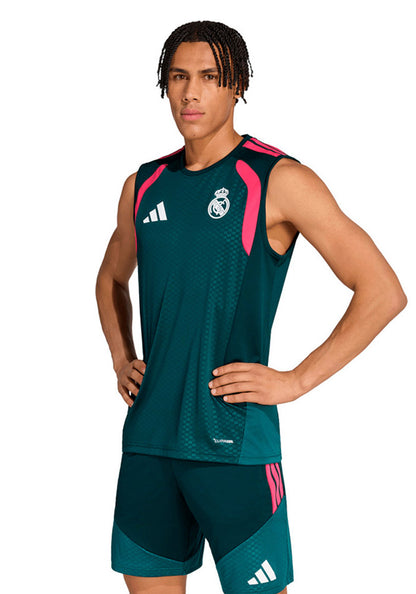 Camiseta Sin mangas Real Madrid Training 2026-2027 aurora ivy/wild pink