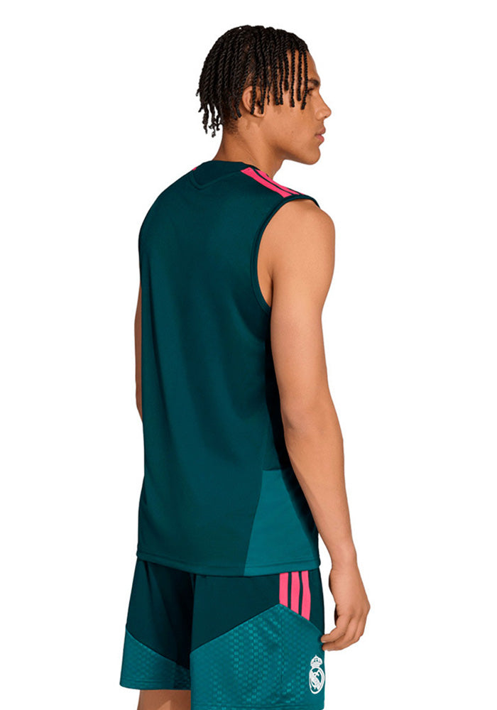 Camiseta Sin mangas Real Madrid Training 2026-2027 aurora ivy/wild pink