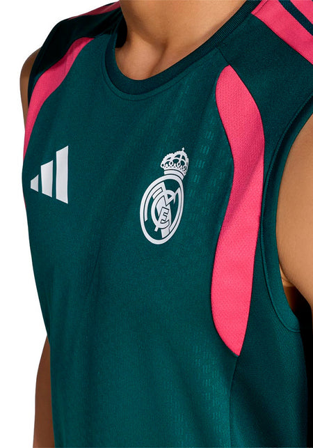 Camiseta Sin mangas Real Madrid Training 2026-2027 aurora ivy/wild pink