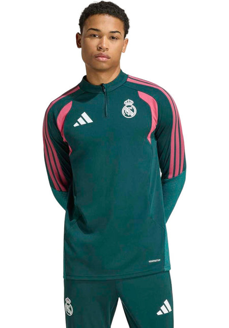 Real Madrid Training Sweatshirt 2026-2027 Aurora Ivy/Wild Pink