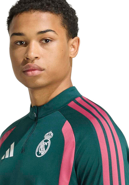 Real Madrid Training Sweatshirt 2026-2027 Aurora Ivy/Wild Pink