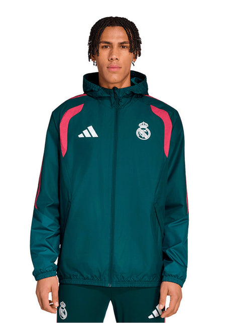 Real Madrid Training Jacket 2026-2027 Aurora Ivy-Wild Pink