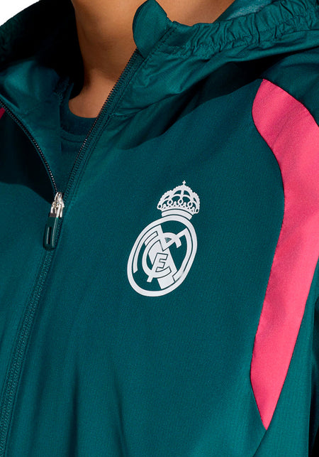 Real Madrid Training Jacket 2026-2027 Aurora Ivy-Wild Pink