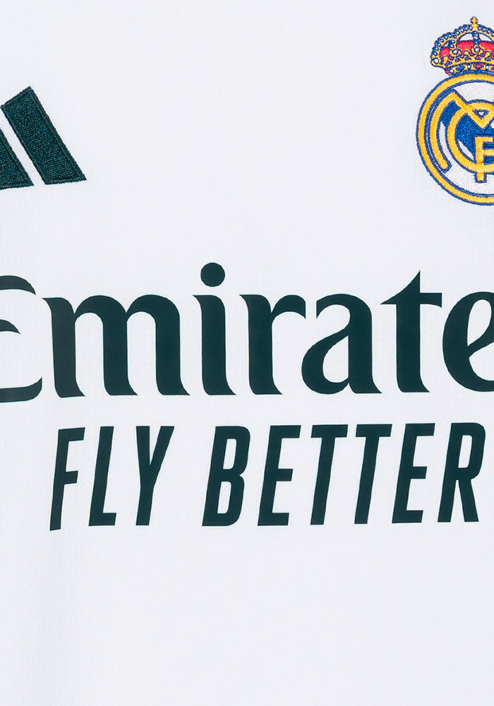 Camiseta Real Madrid Primera Equipación M/L 2026-2027 Niño White