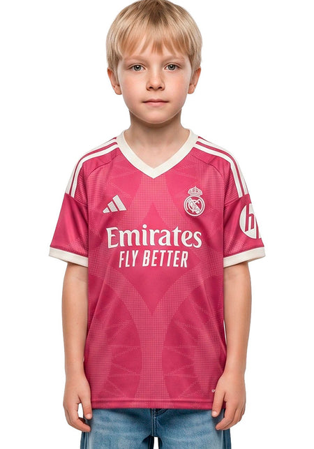 Real Madrid Third Shirt 2026-2027 Kids Wild Pink