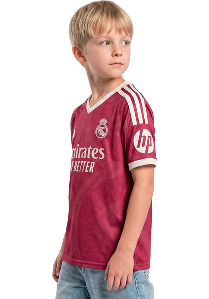 Real Madrid Third Shirt 2026-2027 Kids Wild Pink
