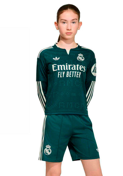 Real Madrid Second Shirt Long Sleeve 2026-2027 Kids