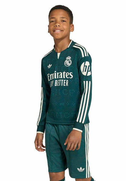 Real Madrid Second Shirt Long Sleeve 2026-2027 Kids