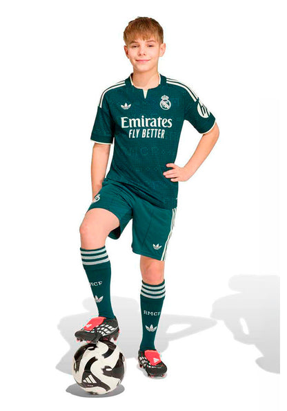 Conjunto Real Madrid Segunda Equipación 2026-2027 Niño aurora ivy