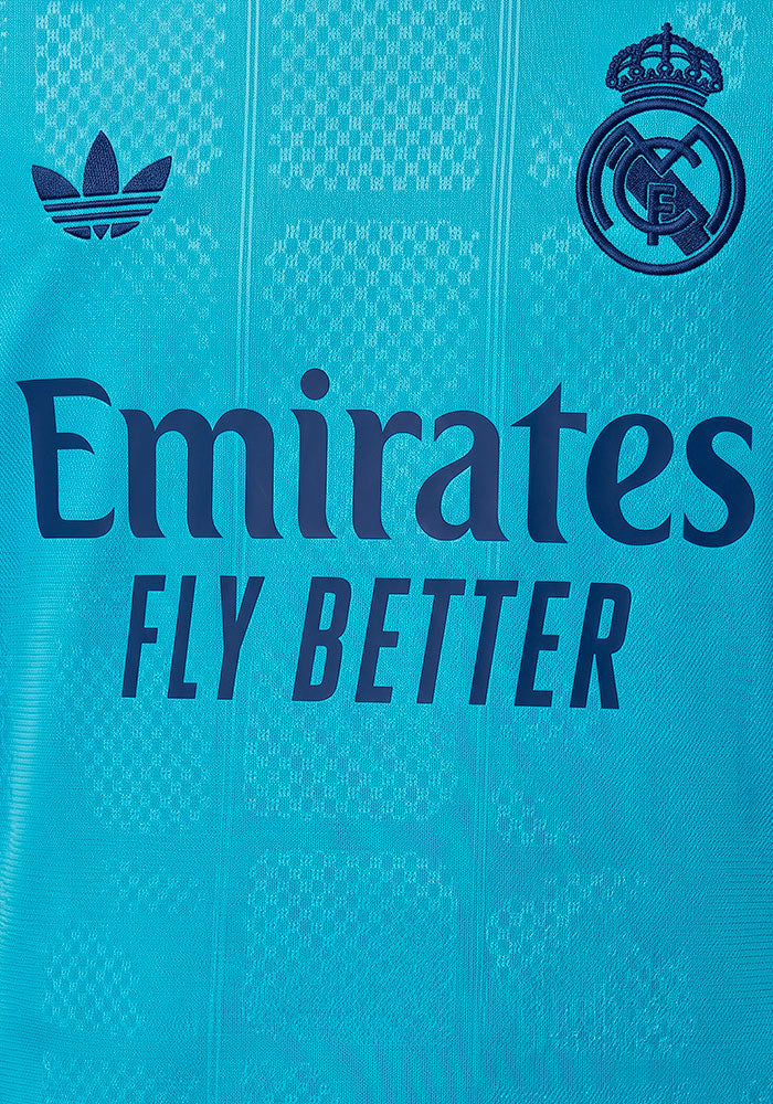Real Madrid Away Goalkeeper Shirt 2026-2027 Kids Sky Rush