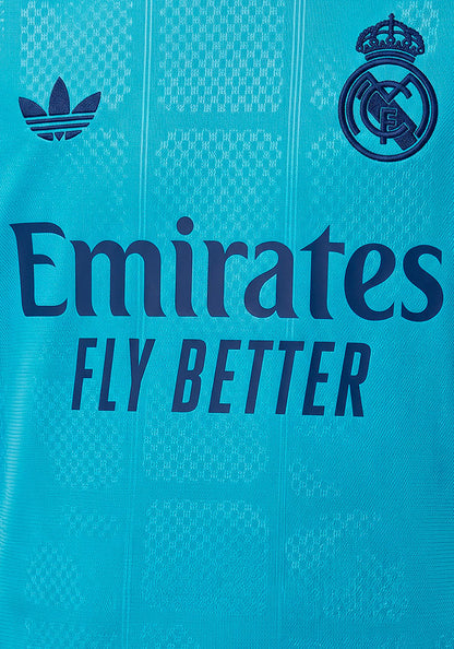Real Madrid Away Goalkeeper Shirt 2026-2027 Kids Sky Rush