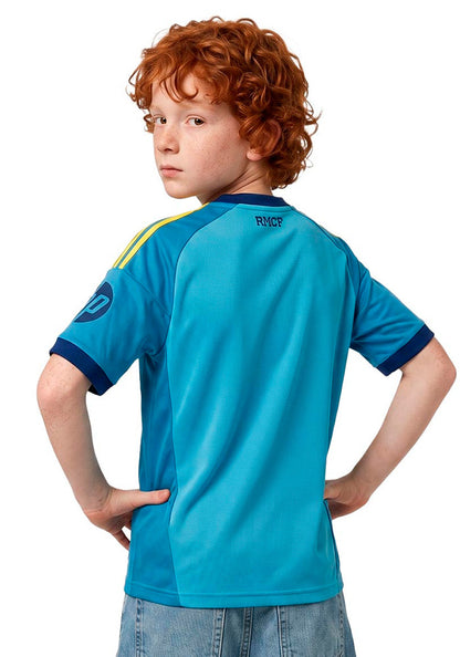 Real Madrid Away Goalkeeper Shirt 2026-2027 Kids Sky Rush