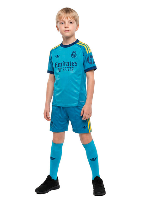 Conjunto Real Madrid Segunda Equipación Portero 2026-2027 Niño app sky rush