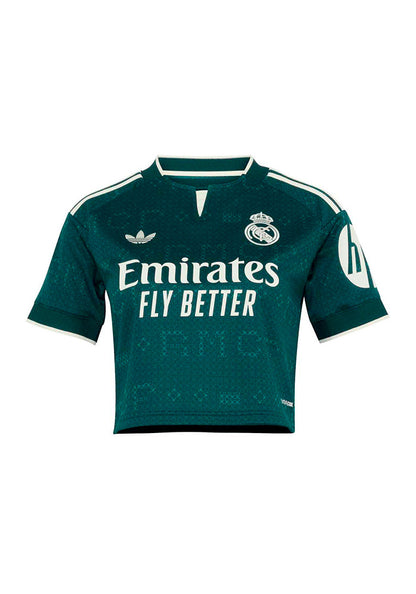 Real Madrid Second Kit Crop-Top Shirt 2026-2027 Women's Aurora Ivy