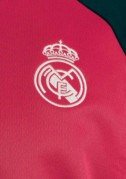 Real Madrid Away Pre-Match Long-Sleeve Shirt 2026-2027 Wild Pink/Aurora Ivy