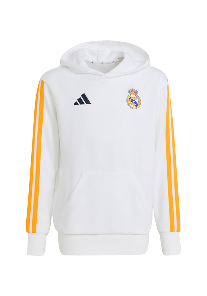 Real Madrid Fanswear Hoodie 2026-2027 Kids White