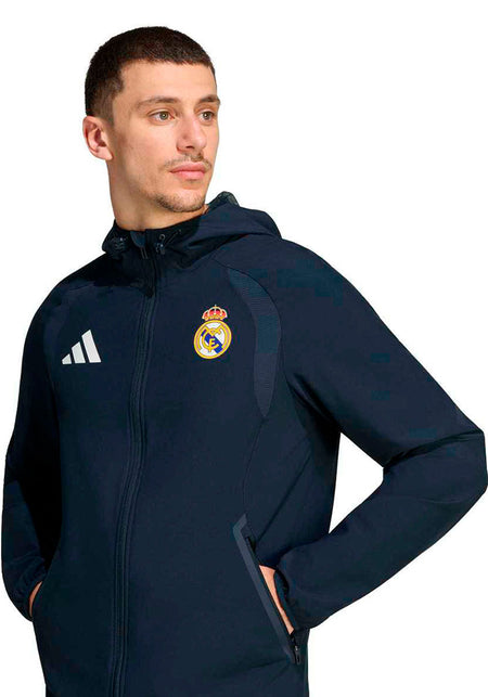 Real Madrid Fanswear Jacket 2026-2027 Blue