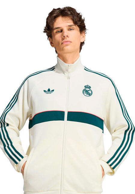 Real Madrid Away Pre-Match Jacket 2026-2027 Ivory