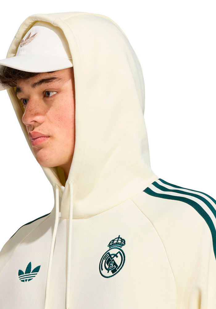 Real Madrid Fanswear Hoodie 2026-2027 Ivory