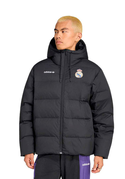 Real Madrid Fanswear Jacket 2026-2027 Black EQT