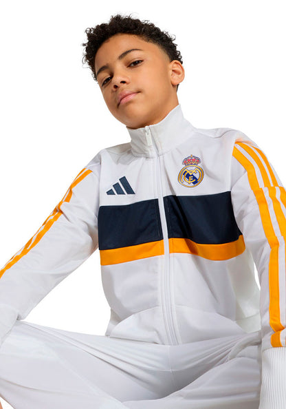 Real Madrid Fanswear Tracksuit 2026-2027 Kids White