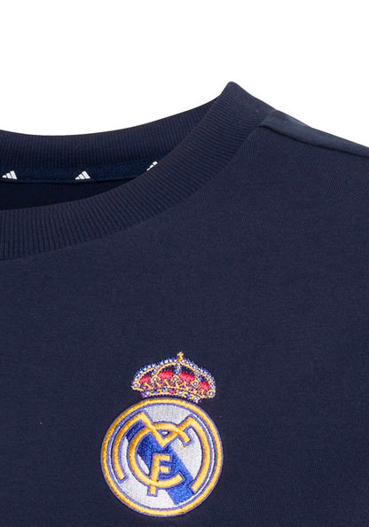 Real Madrid Fanswear T-Shirt 2026-2027 Kids Night Navy