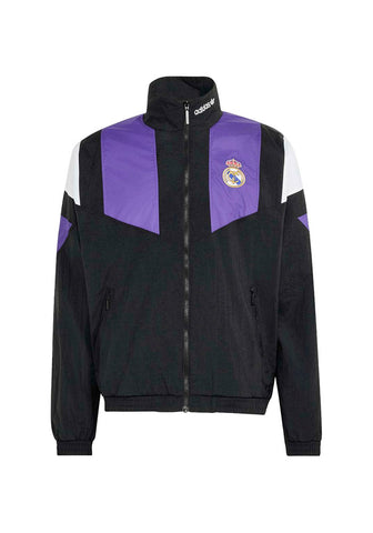 Real Madrid Fanswear Jacket 2026-2027 Black EQT