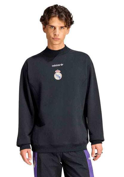 Real Madrid Fanswear Sweatshirt 2026-2027 Black EQT