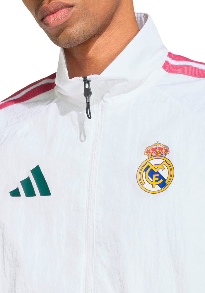 Chaqueta Real Madrid Pre-Match Home 2026-2027 Blanca