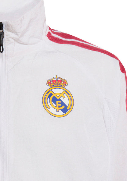 Real Madrid Pre-Match Home Jacket 2026-2027 Kids White