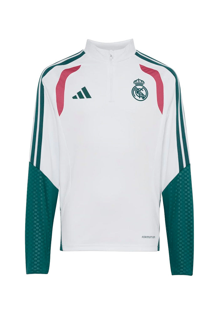 Real Madrid Training UCL Sweatshirt 2026-2027 Kids White/Rich Green