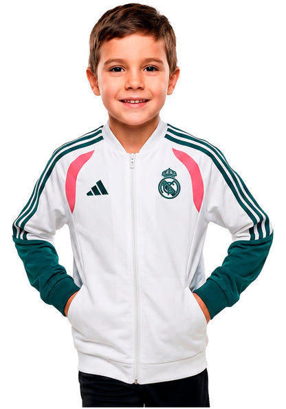 Real Madrid Training UCL Tracksuit Jacket 2026-2027 Kids White