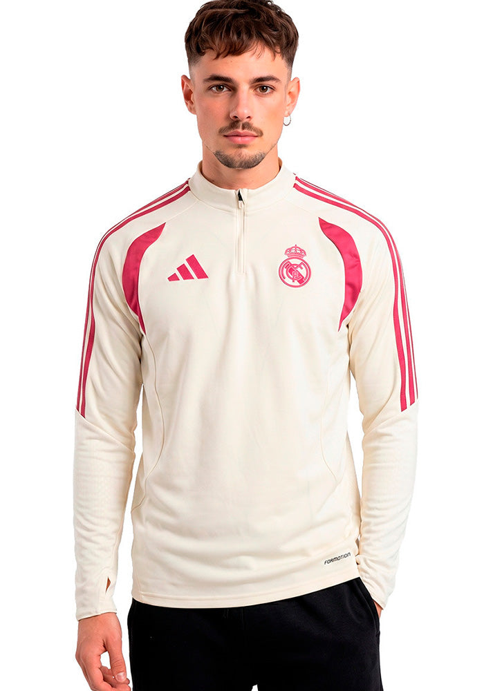 Sudadera Real Madrid Training 2026-2027 Ivory-Wild Pink