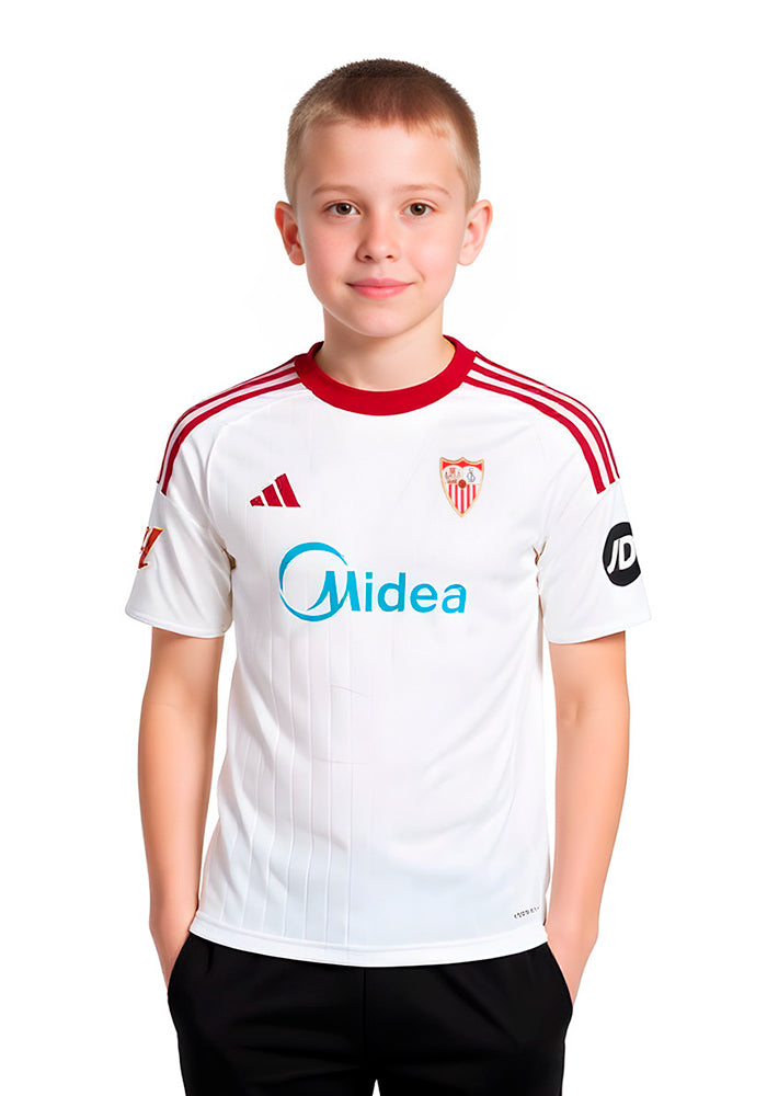 Camiseta Sevilla FC Primera Equipación 2025-2026 Niño