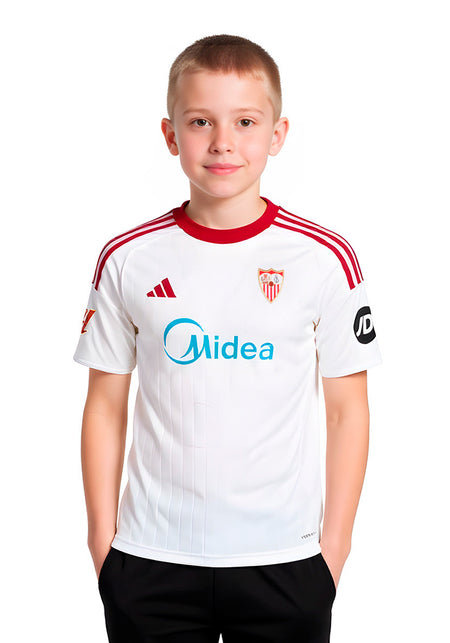 Camiseta Sevilla FC Primera Equipación 2025-2026 Niño