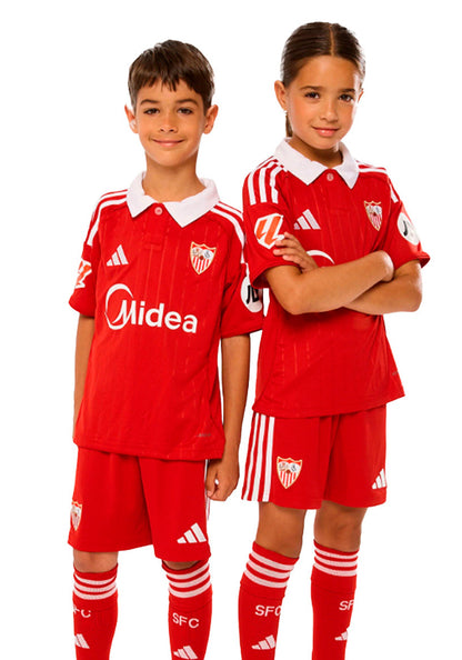 Sevilla FC Away Kit 2025-2026 Kids