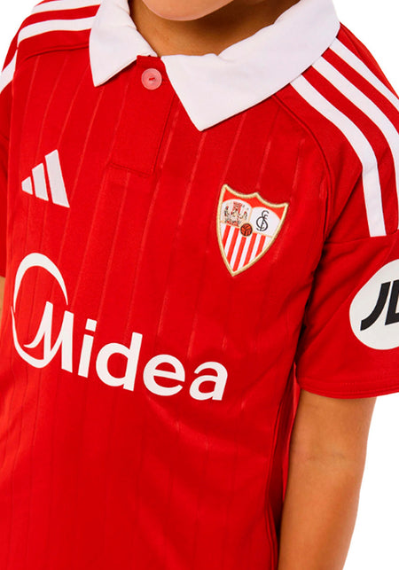 Camiseta Sevilla FC Segunda Equipación 2025-2026 Niño