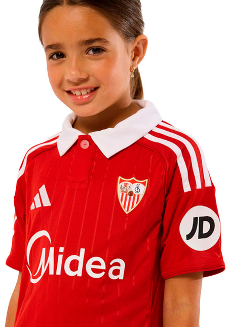 Camiseta Sevilla FC Segunda Equipación 2025-2026 Niño