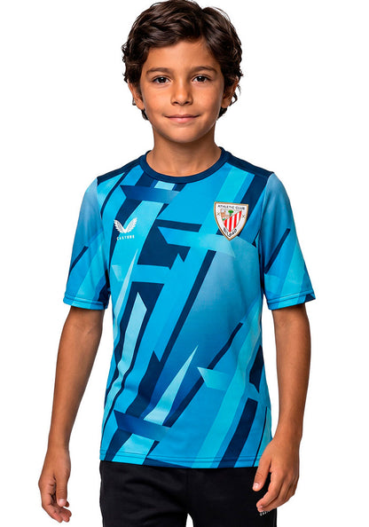 Camiseta Athletic Club Bilbao Pre-Match Tercera Equipación 2026-2027 Blue Niño