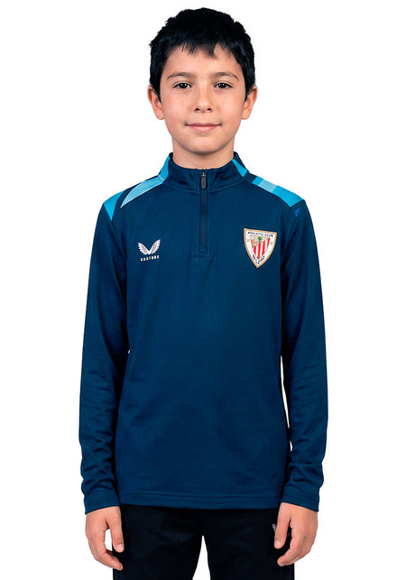 Athletic Club Bilbao Pre-Match Third Kit Sweatshirt 2026-2027 Kids Blue