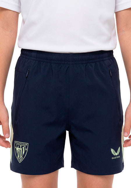 Athletic Club Bilbao Training Shorts 2026-2027 Kids Dark Blue