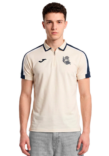 Polo Real Sociedad Fanswear 2026-2027 Beige