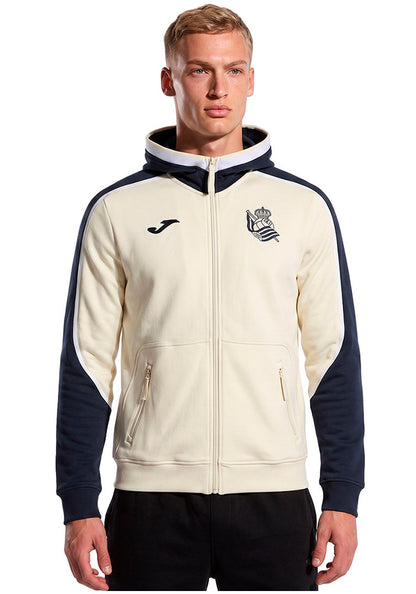 Real Sociedad Fanswear Jacket 2026-2027 Beige