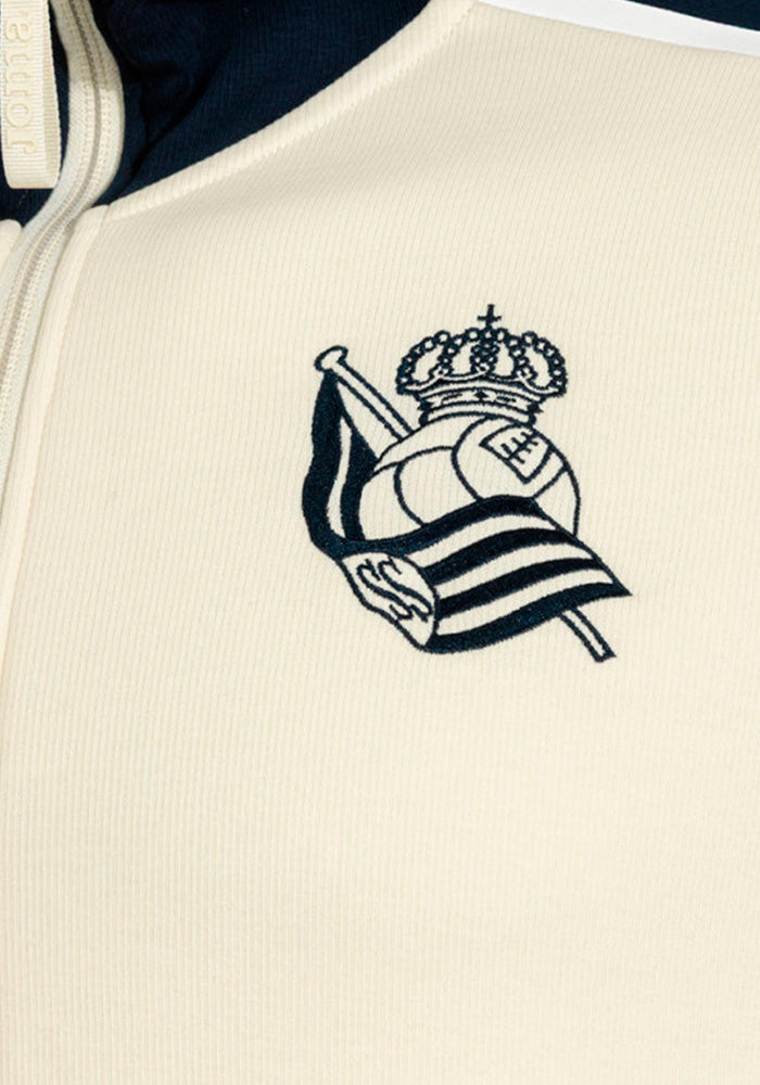 Real Sociedad Fanswear Jacket 2026-2027 Beige