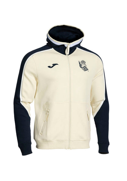 Real Sociedad Fanswear Jacket 2026-2027 Kids Beige