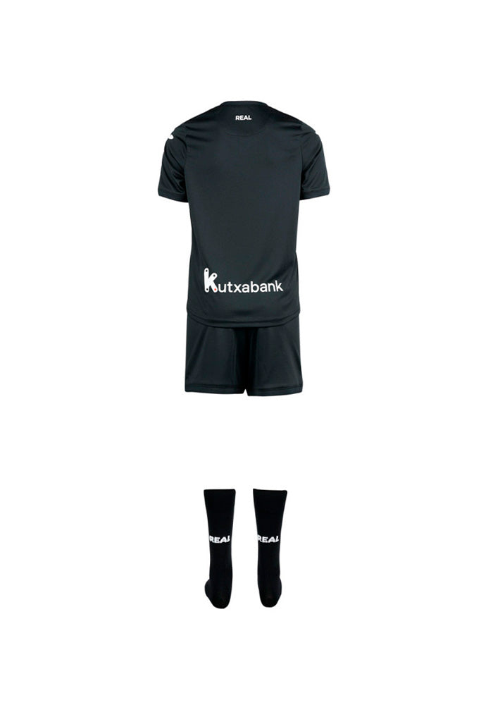 Conjunto Real Sociedad Segunda Equipación 2026-2027 Niño BLACK
